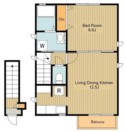 SALLE DE REPOSの物件間取画像